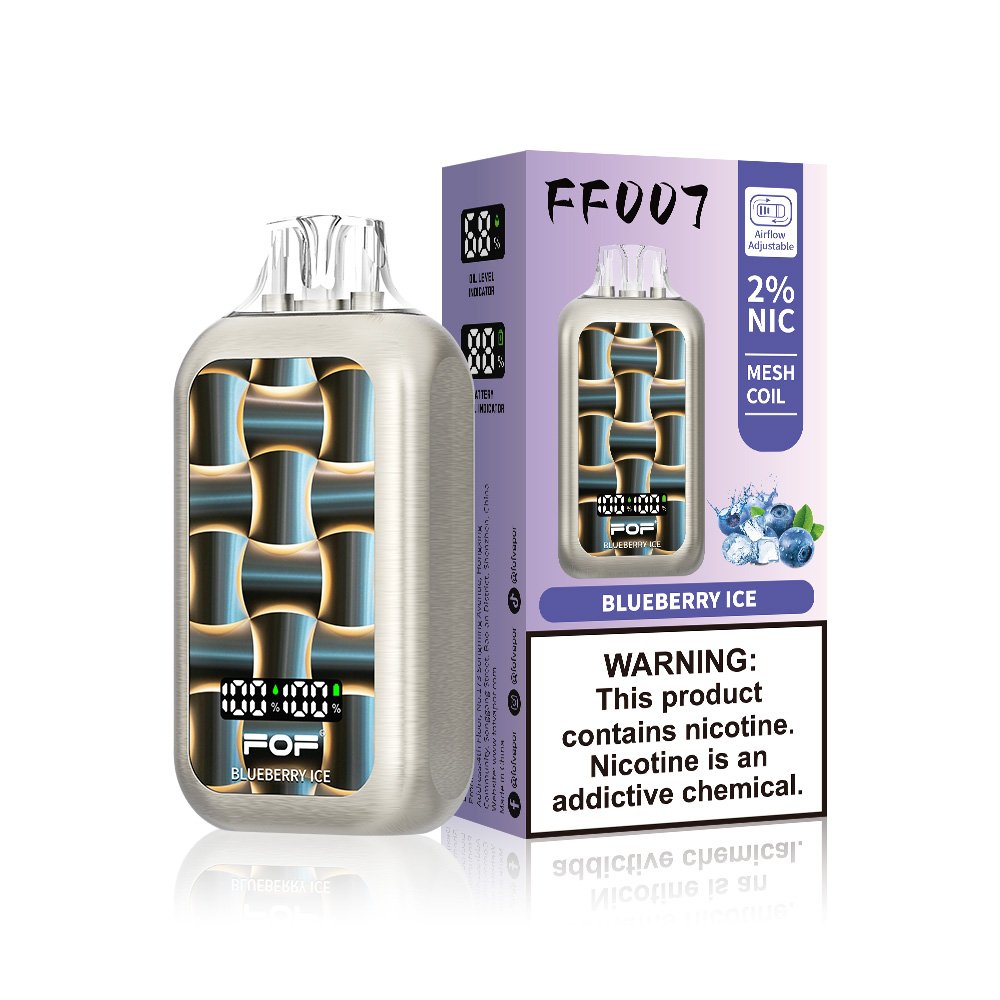 BLUEBERRY ICE 12000 puffs FF007 disposable pod device