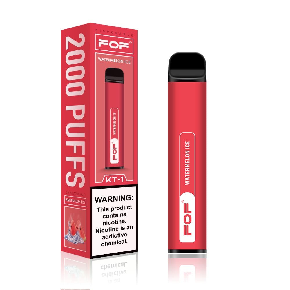 FOF KT-1 2000 Puffs Disposable Pod Device WATERMELON ICE
