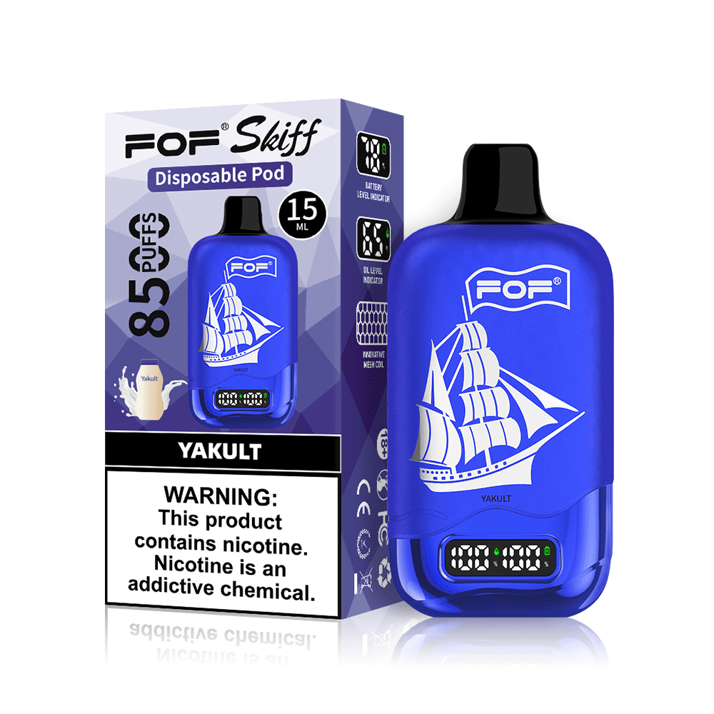 FOF Skiff 8500 Puffs Disposable Pod device YAKULT flavor