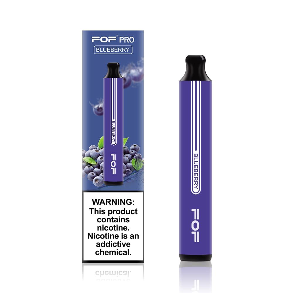 FOF pro 800 Puffs disposable pod device BLUEBERRY flavor