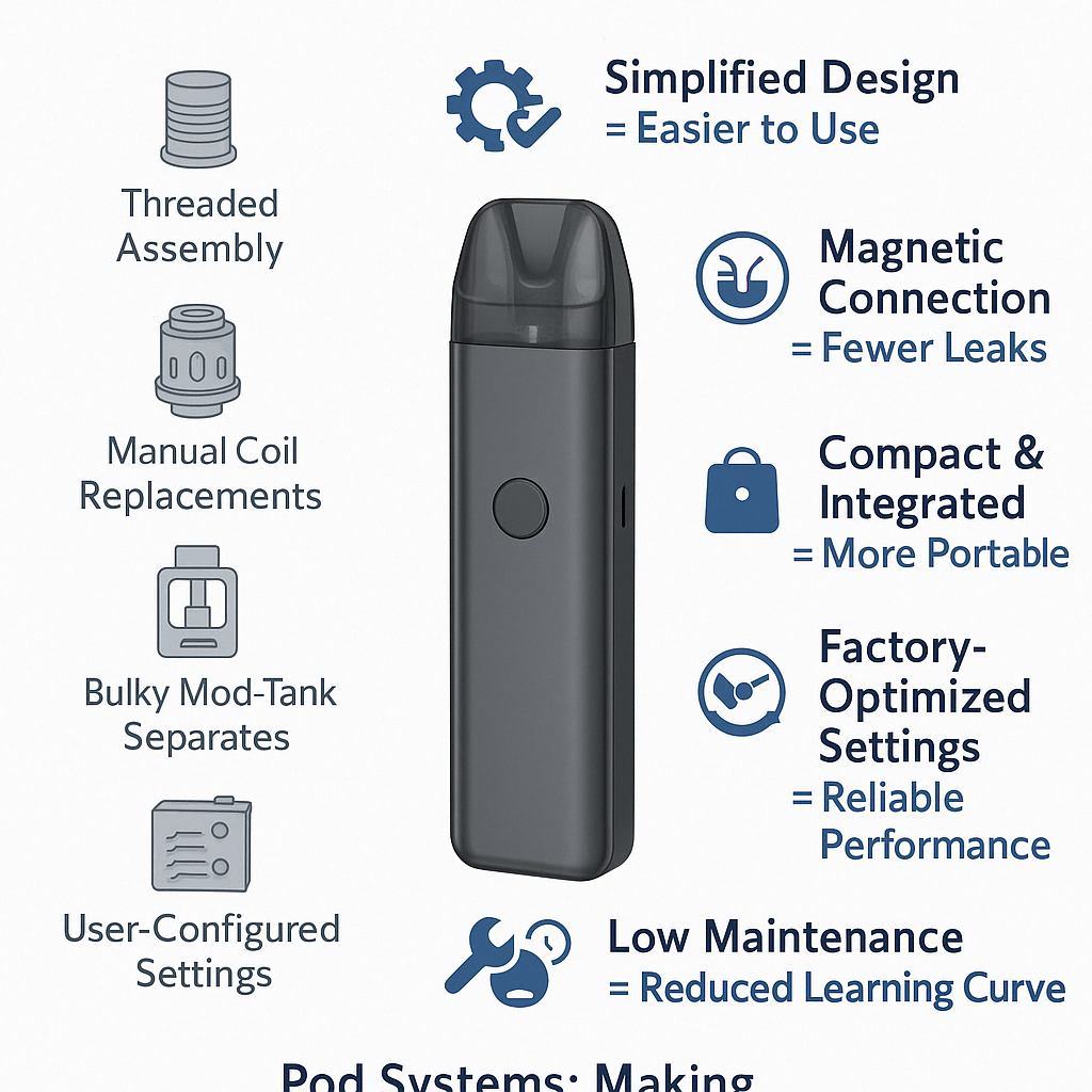 Pod system components explained