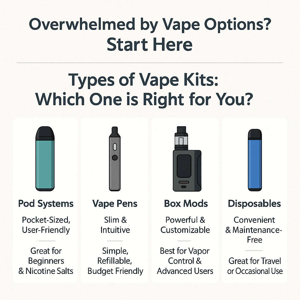 four types of vape kits