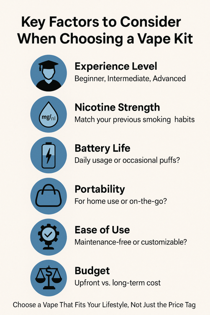 person comparing vape devices