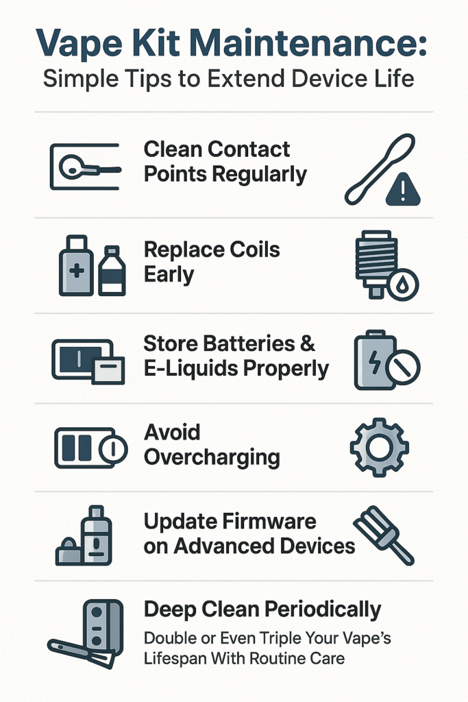 vape maintenance supplies