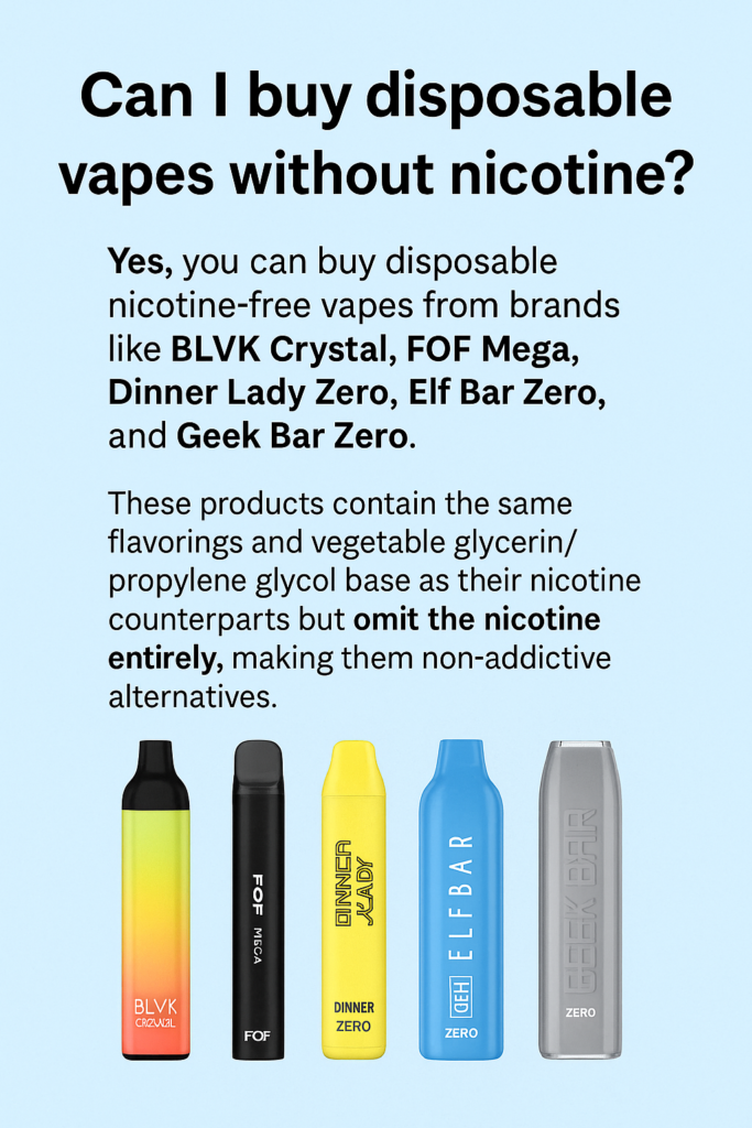 nicotine-free vape brands