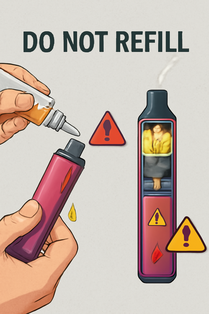 refilling disposable vape