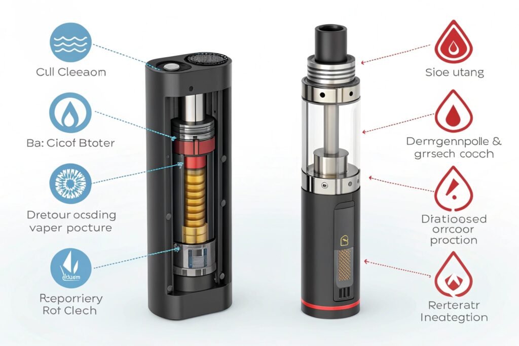 liquid in disposable vape
