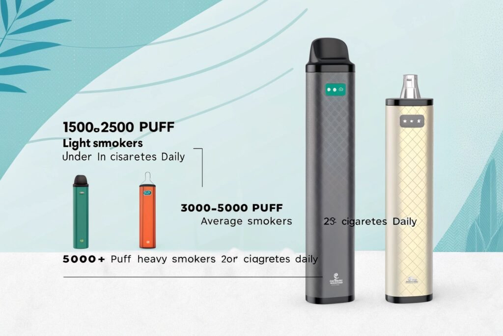 recommended puff counts by user type