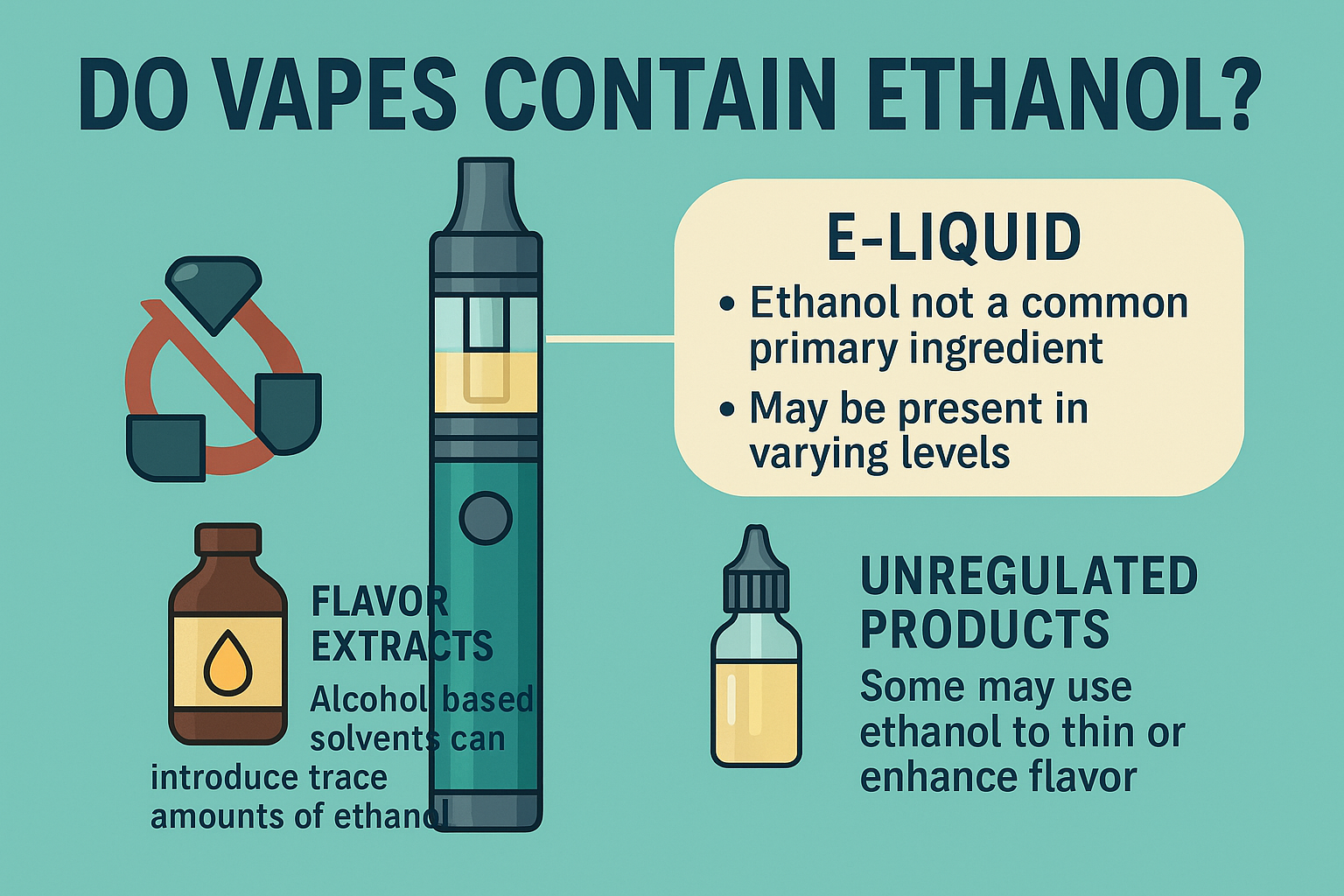 Alcohol Vapes Do Vapes Contain Diacetyl Alcohol Do Vapes Contain Ethanol As  An Unlisted Ingredient? - Knowledge