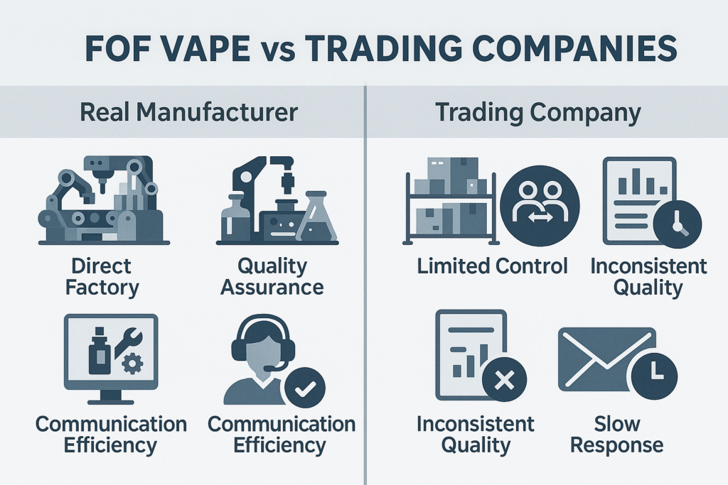 FOF Vape manufacturing facility