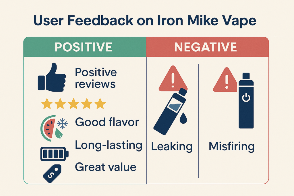 Iron Mike Vape user reviews