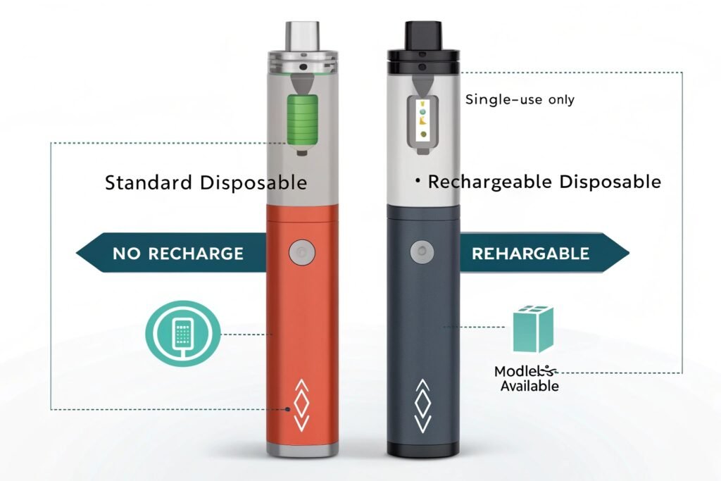 A disposable vape with a charging cable plugged into it, but with a 