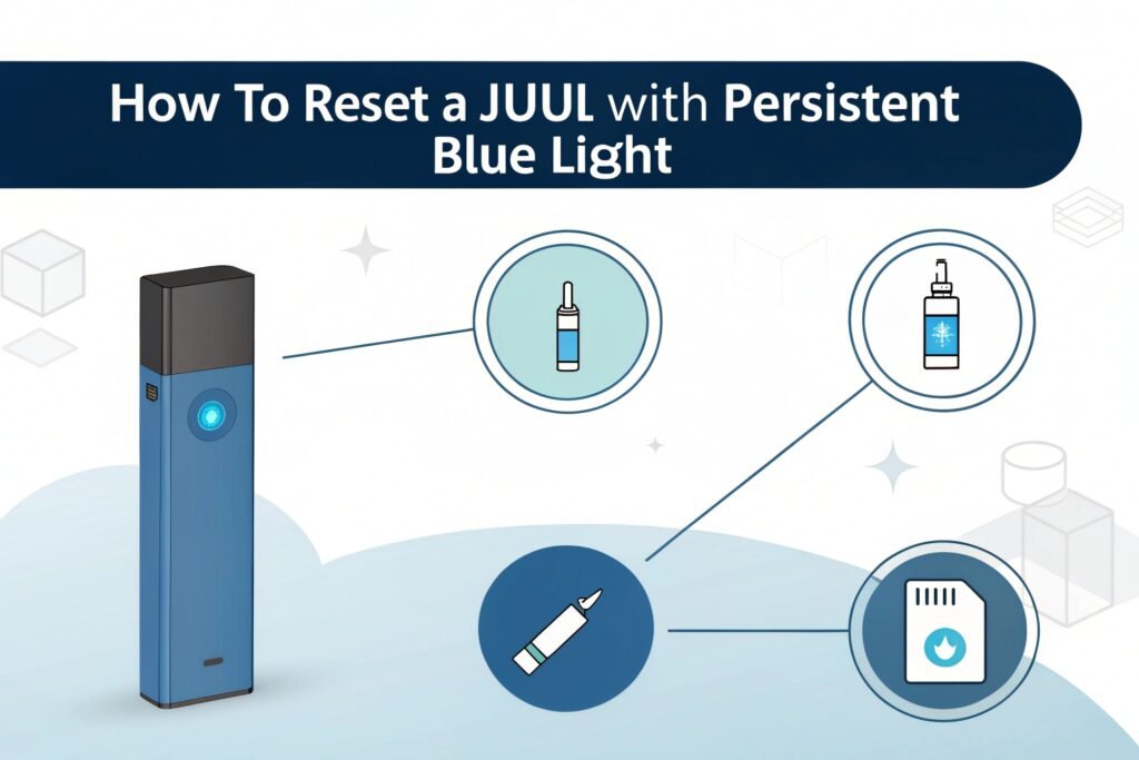 JUUL reset procedure demonstration