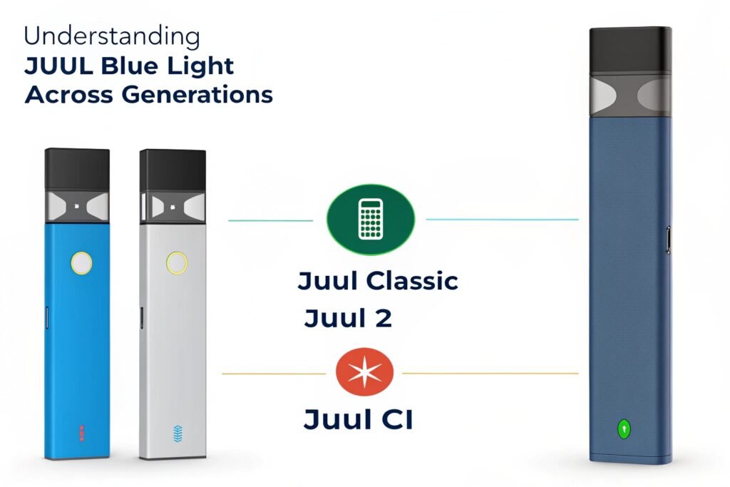 Different JUUL generations compared