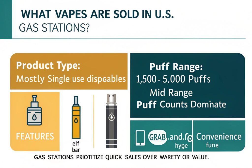 Popular gas station vape brands