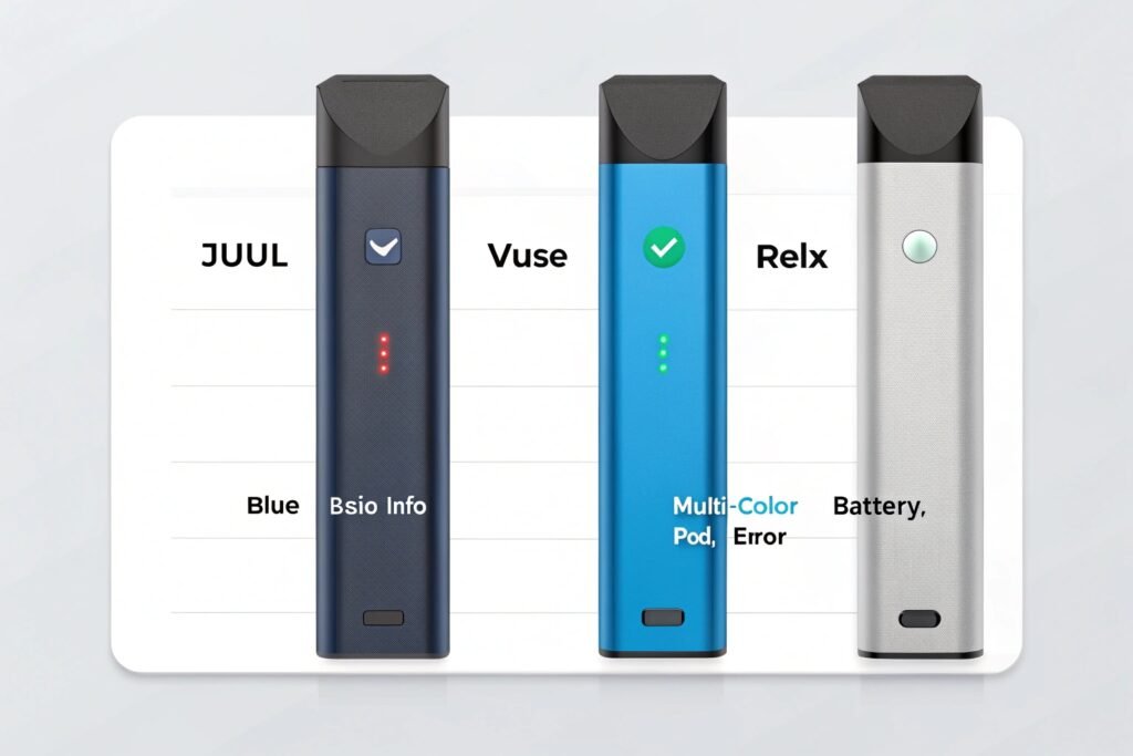 Comparison of different pod systems